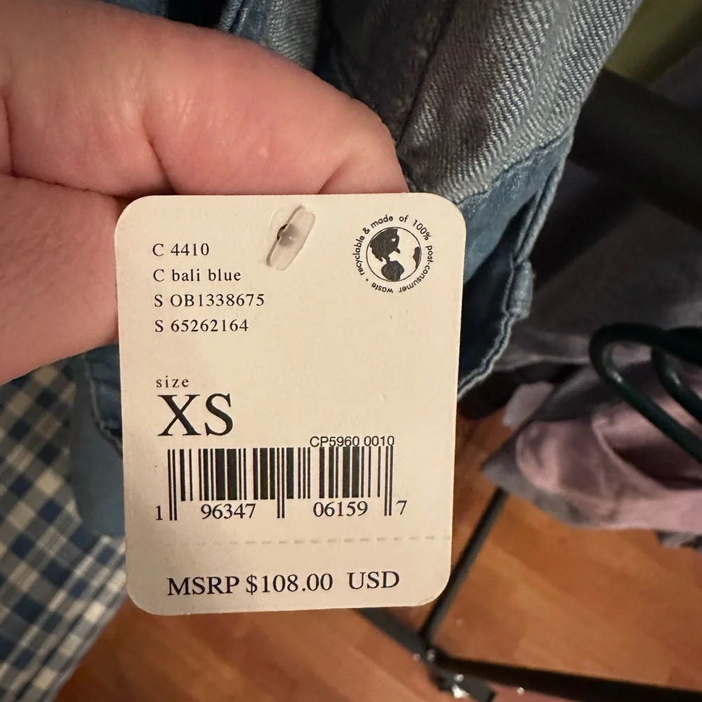 Free People Blue Denim Dress